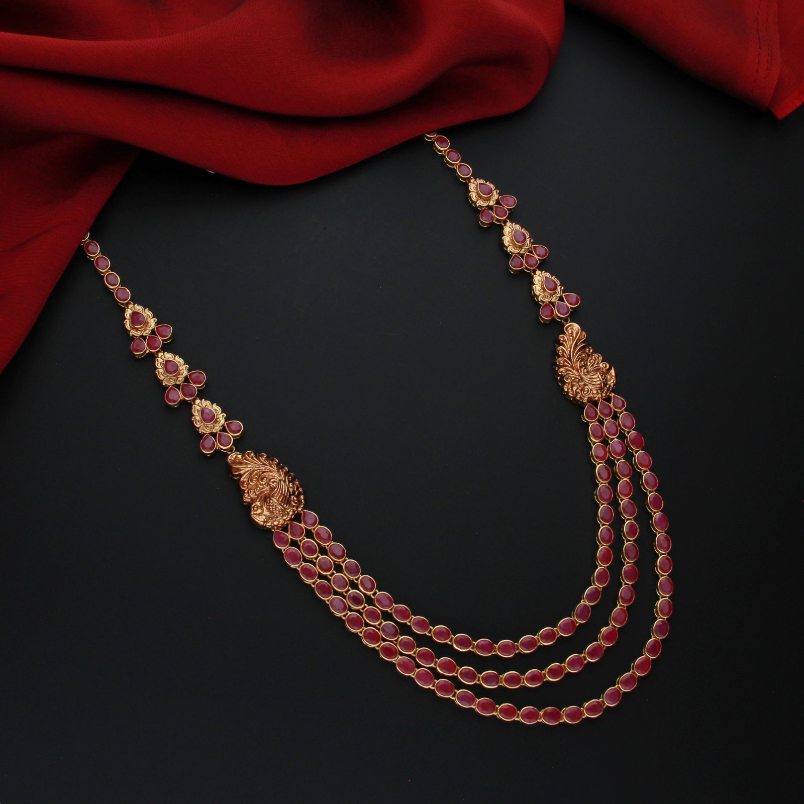 FANCY STONE NECKLACE